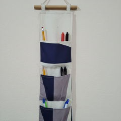 Navy & Grey Wall Organizer