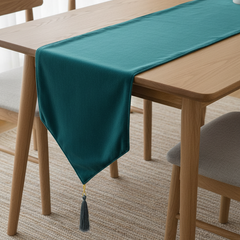 Teal Royale Velvet Table Runner