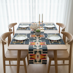 Aztec Star Table Runner with Mats