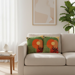 Sunset Geometry Cushions Cover Pack of 2