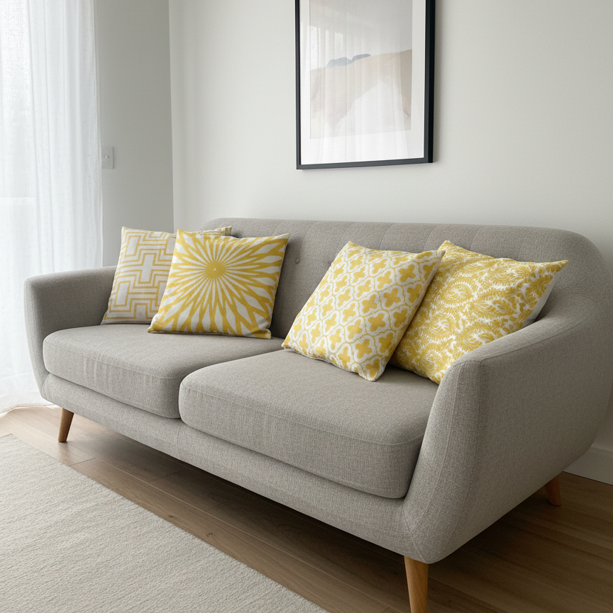 Radiant Bloom Cushion Cover