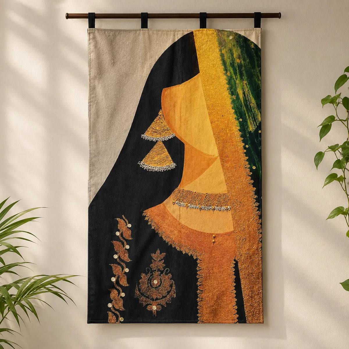 Golden Veil Tapestry