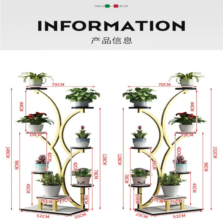 Fancy Wings Plant Shelve Rack Decor - waseeh.com