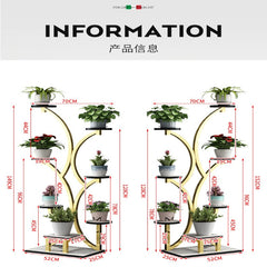 Fancy Wings Plant Shelve Rack Decor - waseeh.com