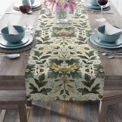 Autumn Acorn Symphony Table Runner