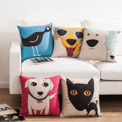 Jolly Animals Cushion Covers Pack Of 5