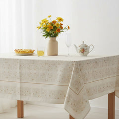 Ivory Blossom Table Cover