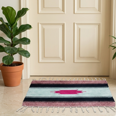 Kilim FootMats 2.5Ft x 1.5Ft - Multicolor 01