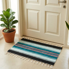 Kilim FootMats 2.5Ft x 1.5Ft - Multicolor 06