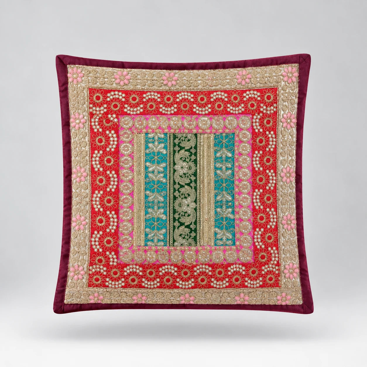 Royal Garnet Cushion Cover 