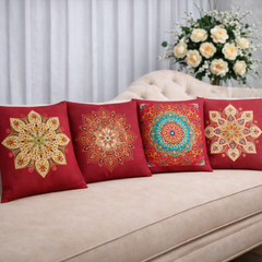 Britimes Throw Cushion Cover pack of 4