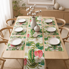 Spring Blossom Table Runner With Mats