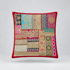 Sunehri Bloom Cushion Cover