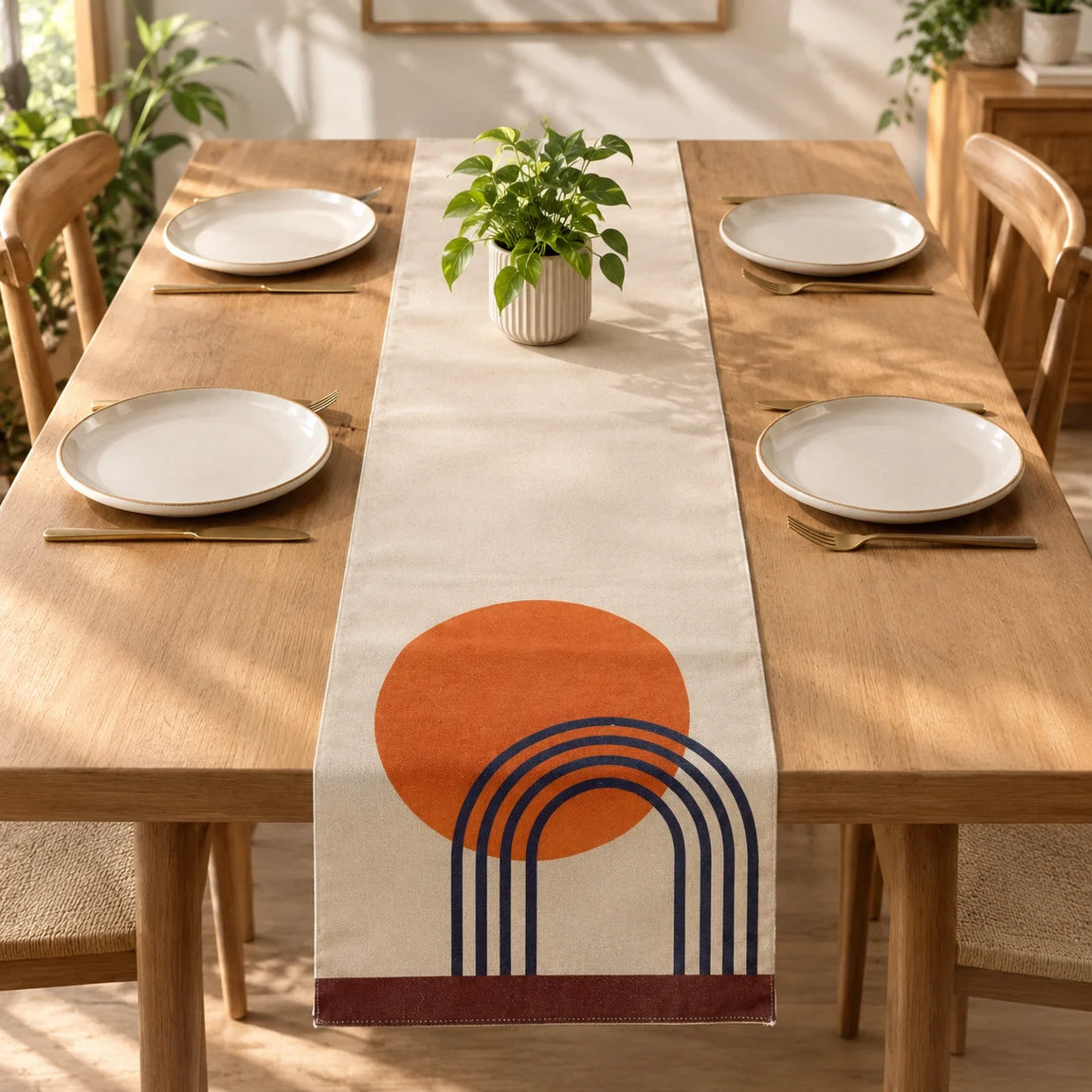 Sunlit Floral Table Runners Collection