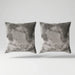 Vintage Velvet Cushion Covers floating on a light grey surface