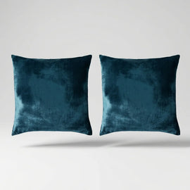 Vintage Velvet Cushion Covers floating on a light grey surface