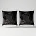 Vintage Velvet Cushion Covers floating on a light grey surface
