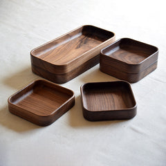 Walnut Wood Platters Tray Tableware