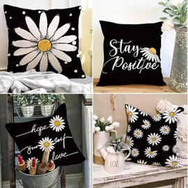 Daisy Cushion Covers Pack of 4