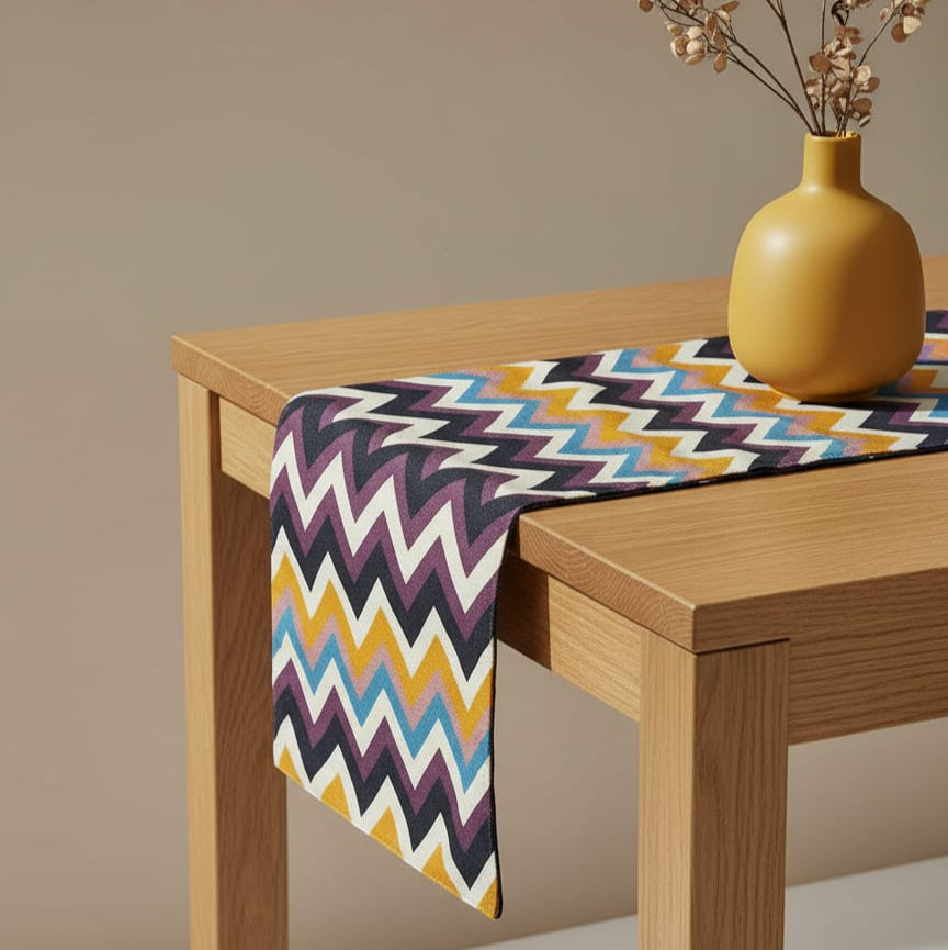Colorwave Chevron Table Runner