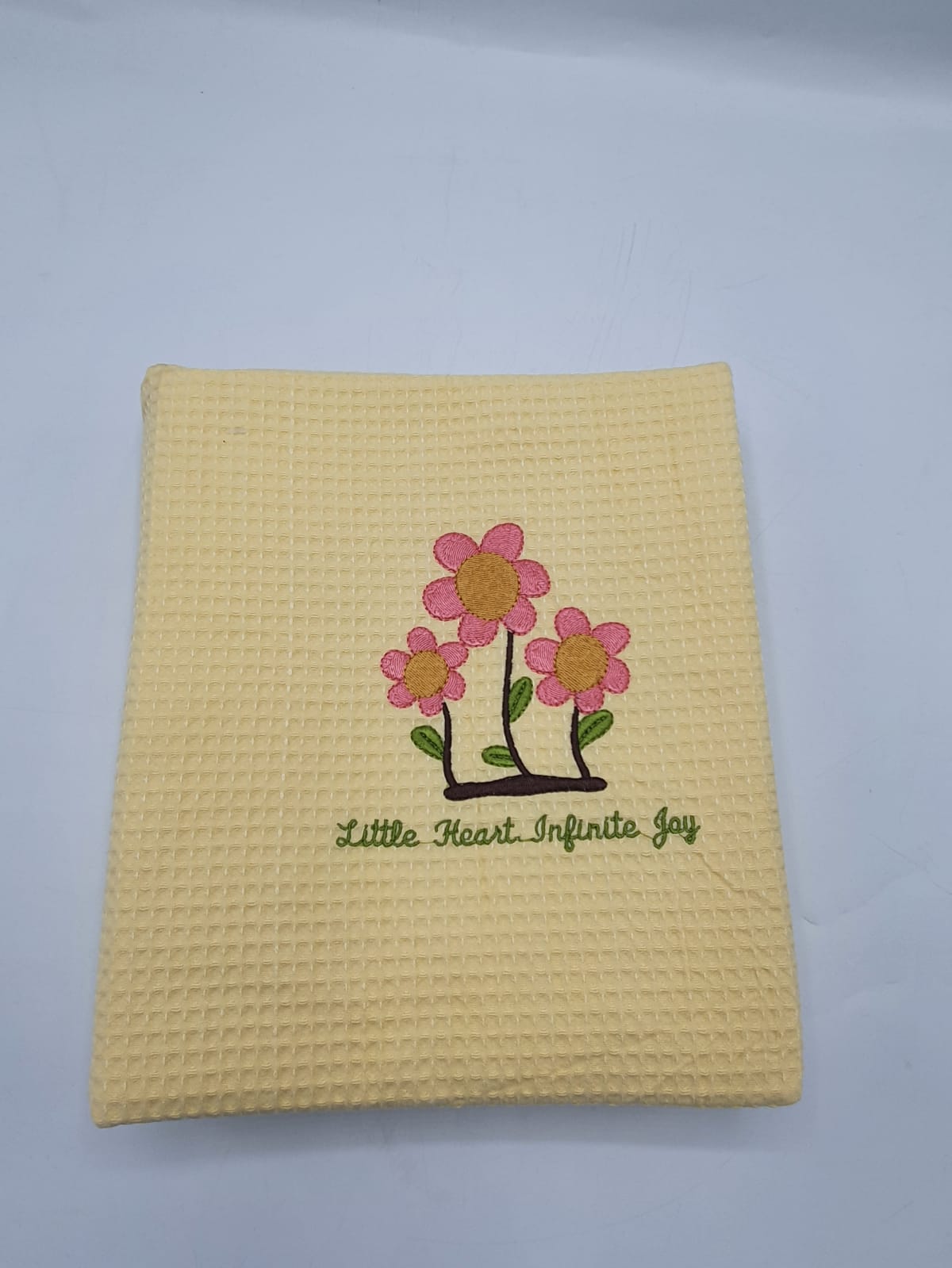 Luxe Baby Waffle Blanket Yellow