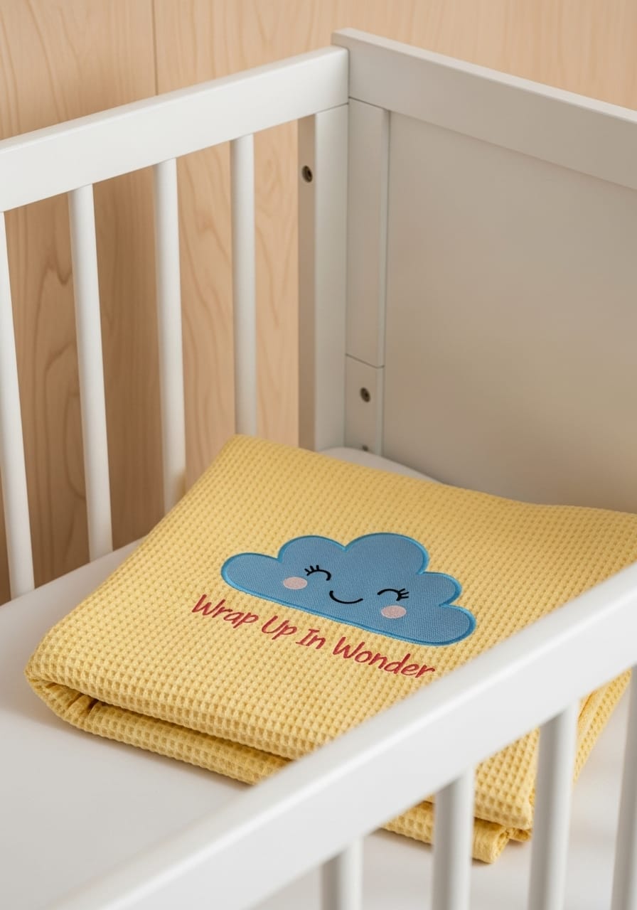 Luxe Baby Waffle Blanket Yellow