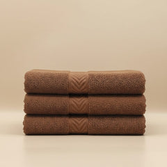 Ultra Dry Pure Cotton Hand Towel Brown