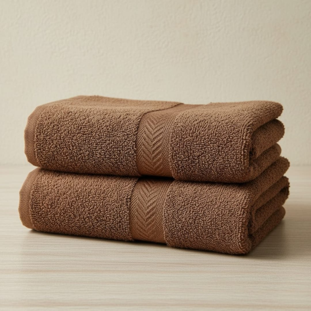 Ultra Dry Pure Cotton Hand Towel Brown