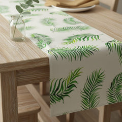 Green Leave Table Runners