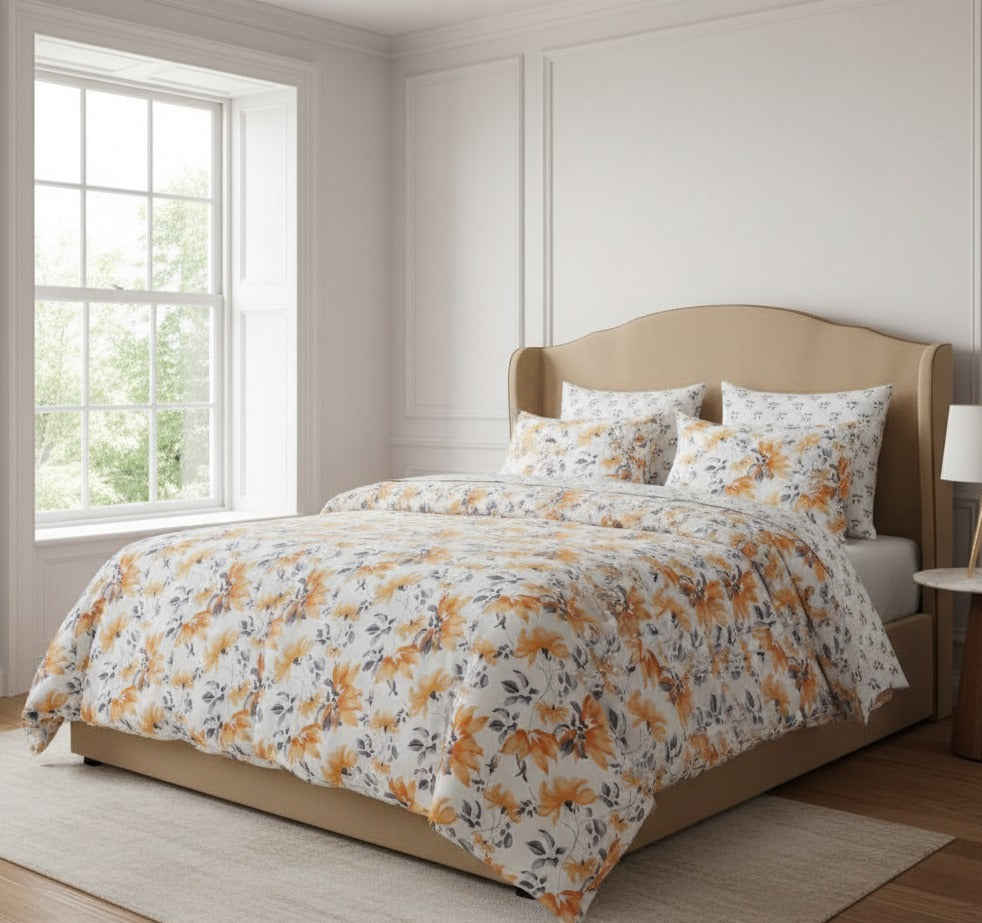 The Golden Bloom Bedsheet Pack 3