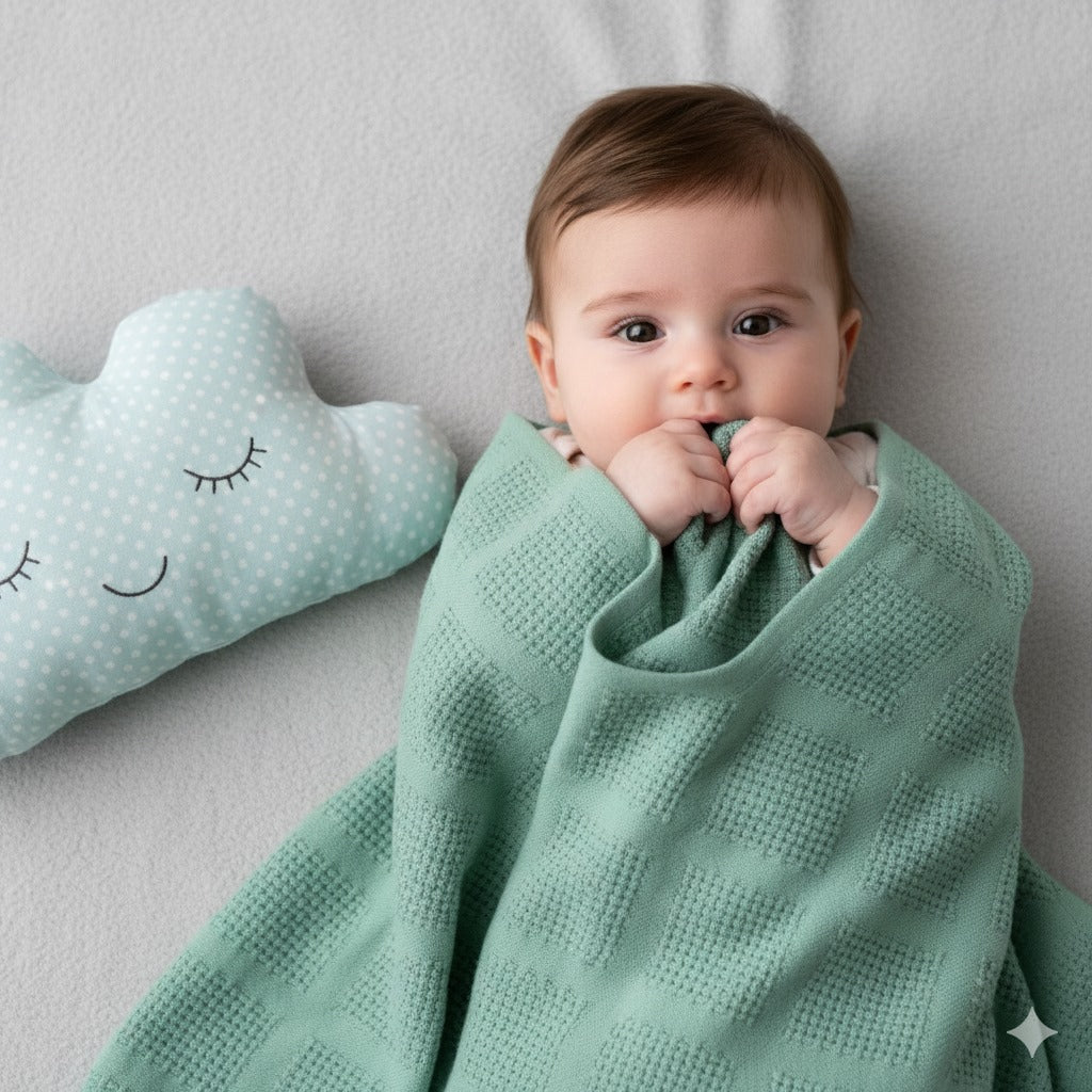 Organic Cotton Bamboo Baby Blankets New Born