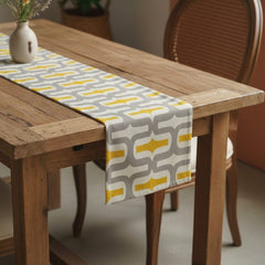 Yellow Leave Table Runner