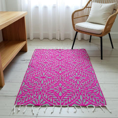 Mosaic Rugs - Pink (2.5ft x 4Ft)
