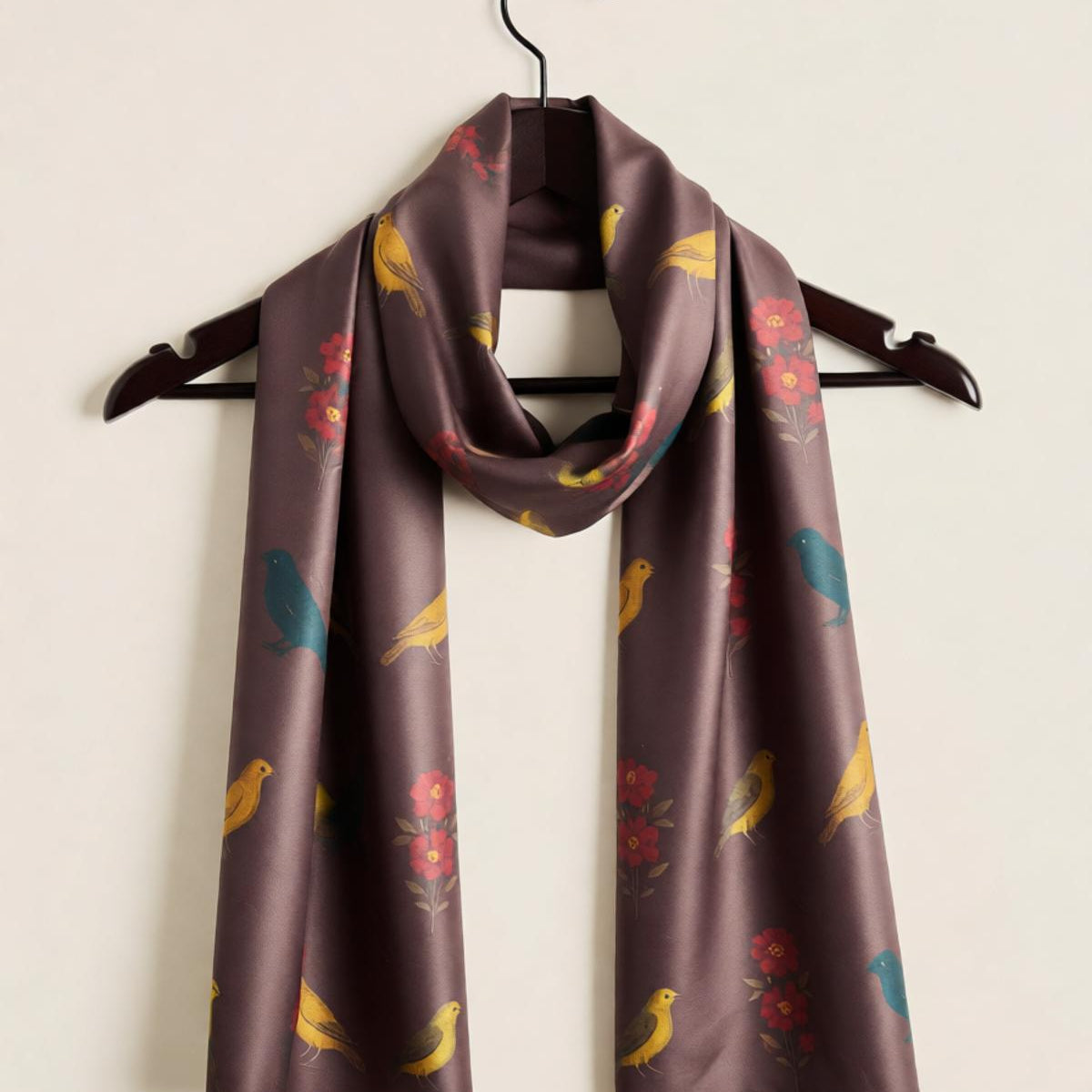 White-throated Sparrow Silk Scarf