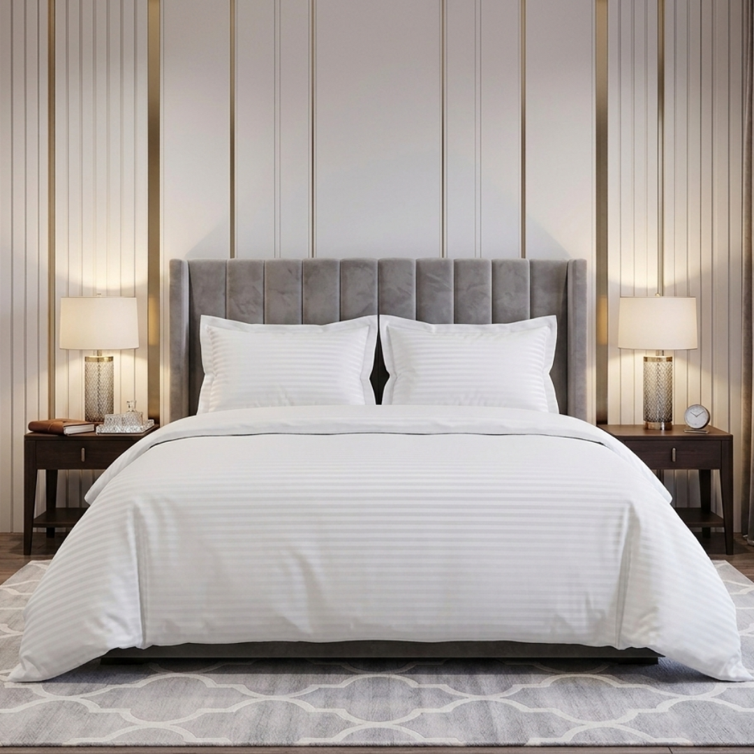 White Cotton Bedsheet Pack 3