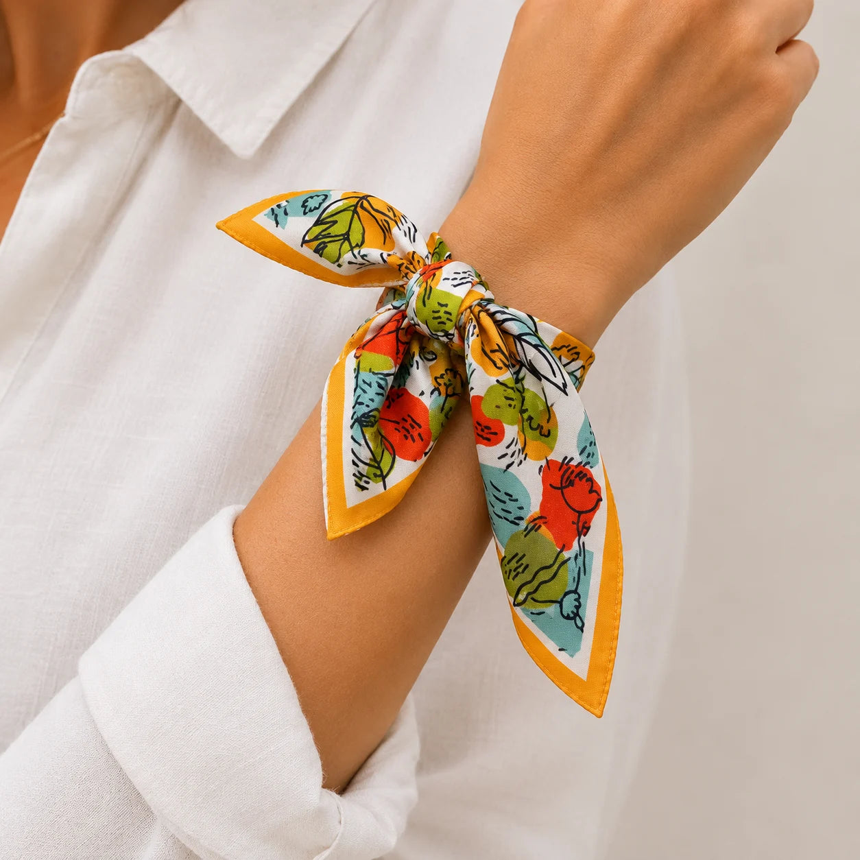 Zavelle Bandana Set Pack Of 3 teid Around a wrist 