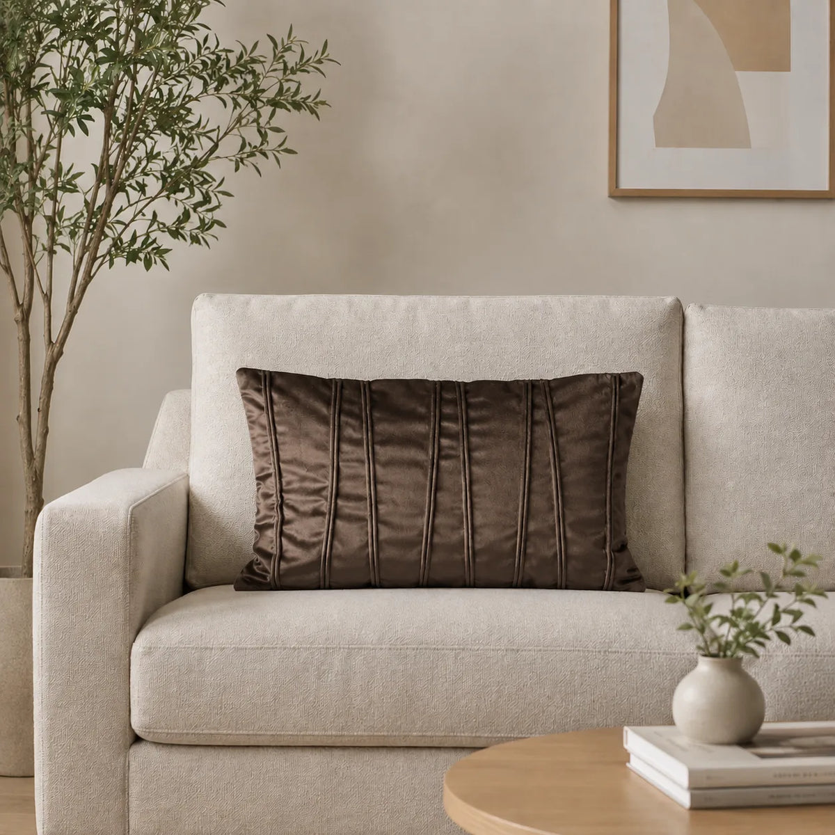Curated Comfort  Cushion Cover With Filling