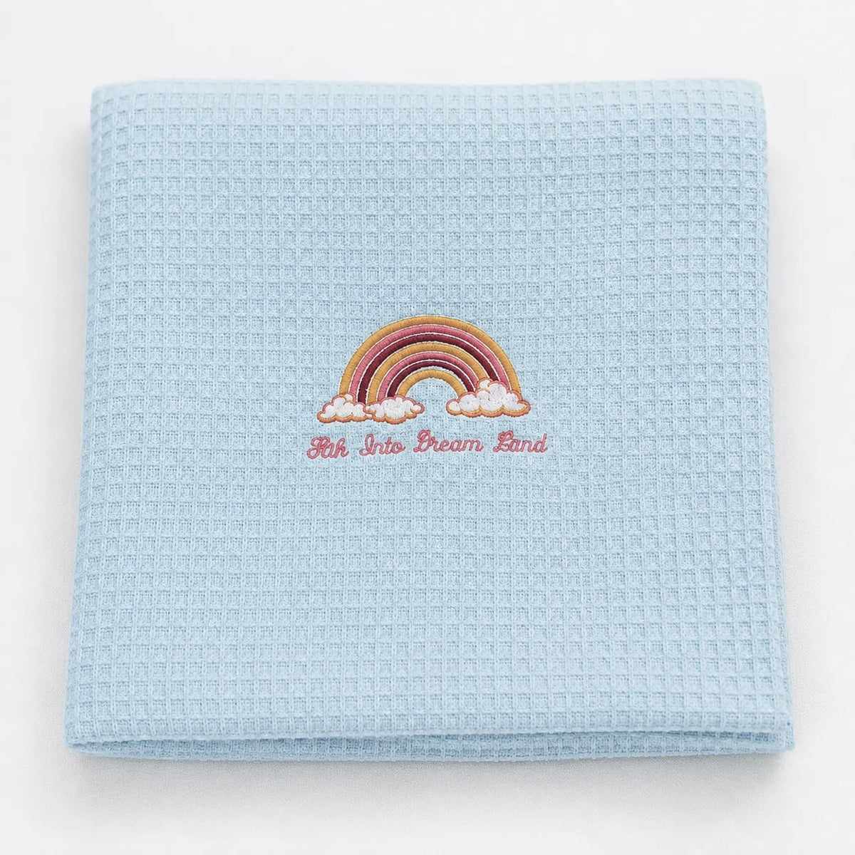 Dreamy Rainbow Baby Waffle Blanket
