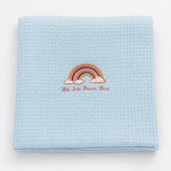 Dreamy Rainbow Baby Waffle Blanket