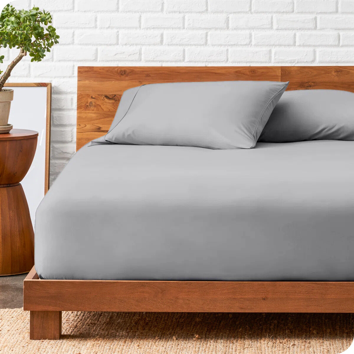 Cotton Fitted Sheet Double Bed
