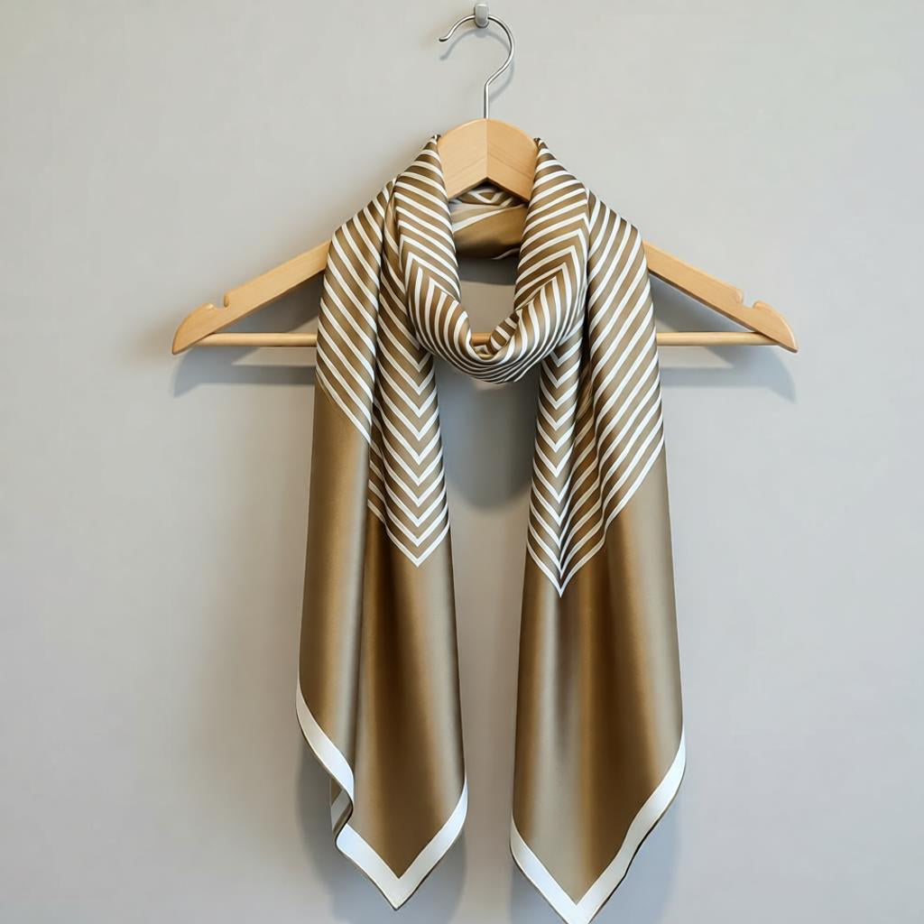 Olive Chevron Elegance