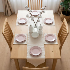 Deser Drift Table Runner With 4 Mats