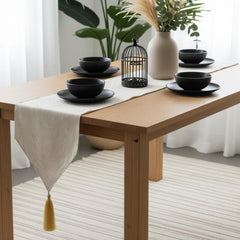 Deser Drift Table Runner With 4 Mats