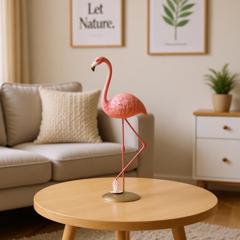 Flamingo One Leg Decor