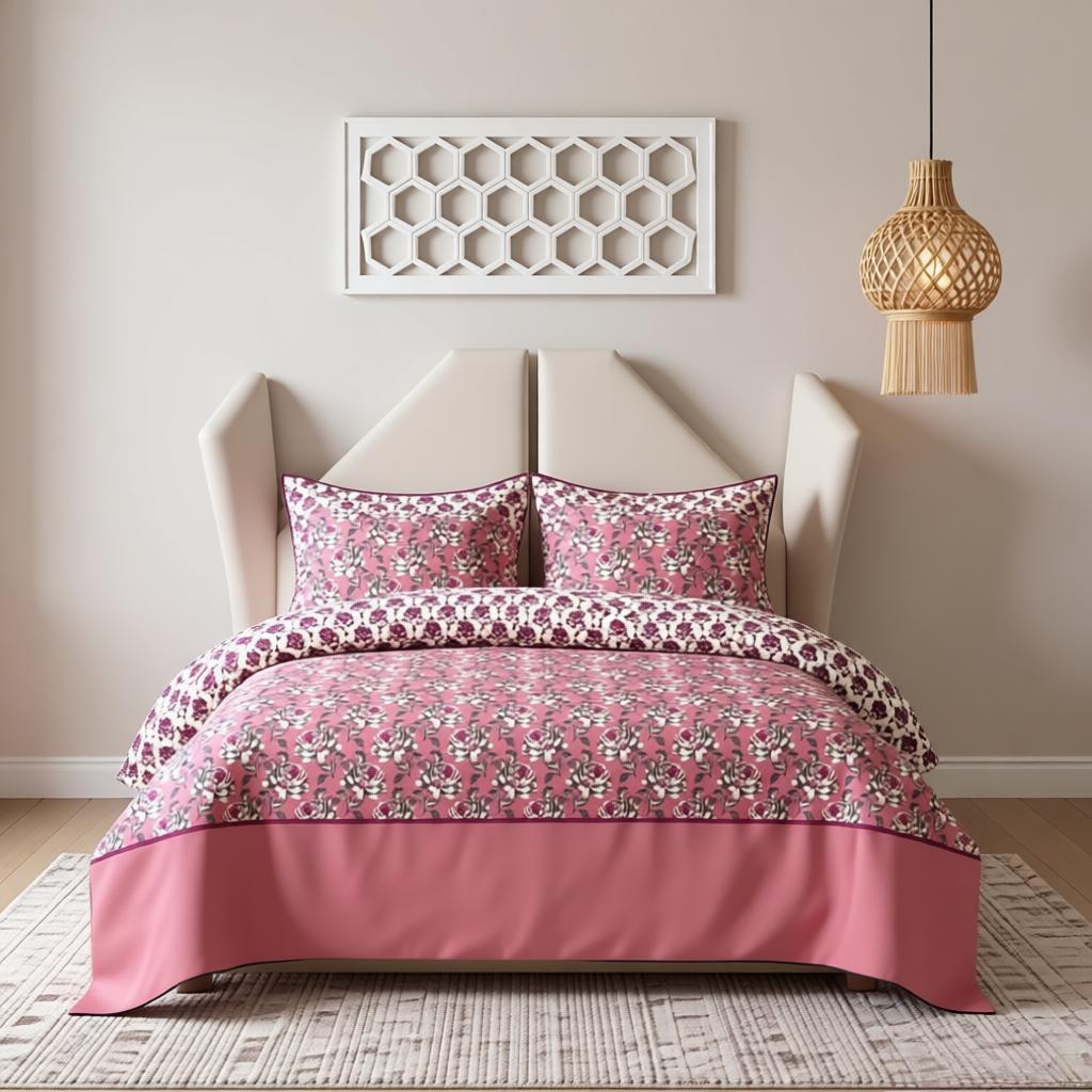 Rose Mist Dream Bedsheet Pack 3