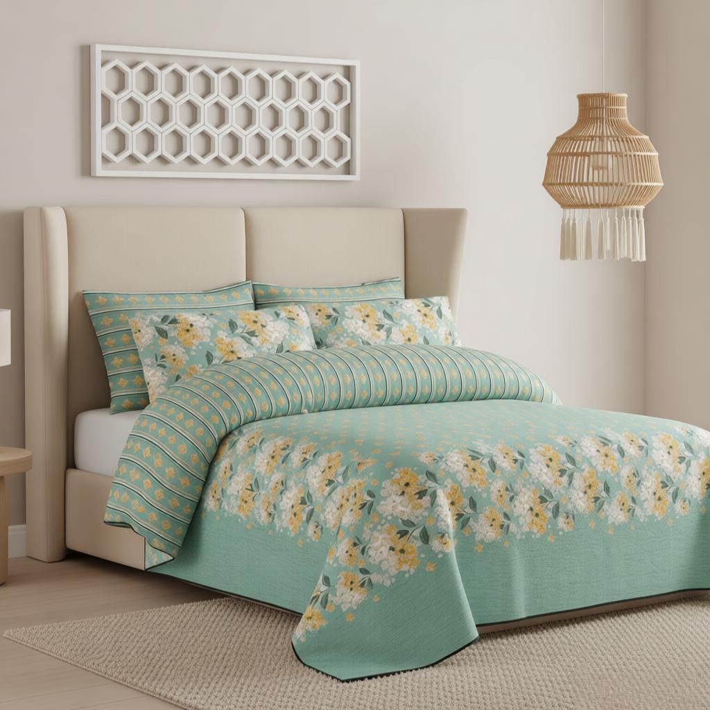 SoftAura MIint Bedsheet Pack 3