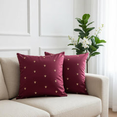 Royal Embroidered Velvet Cushion Cover pack of 2