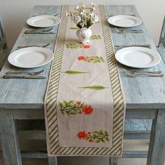 Noir Botanica Table Runner