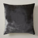 Plain charcoal filled cushion with a soft textured finish.