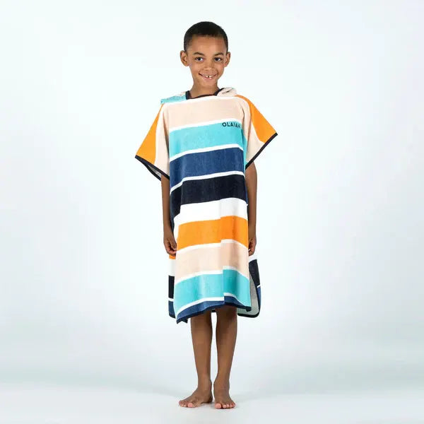 Rainbow Stripe Carnival Wrap Ponchu